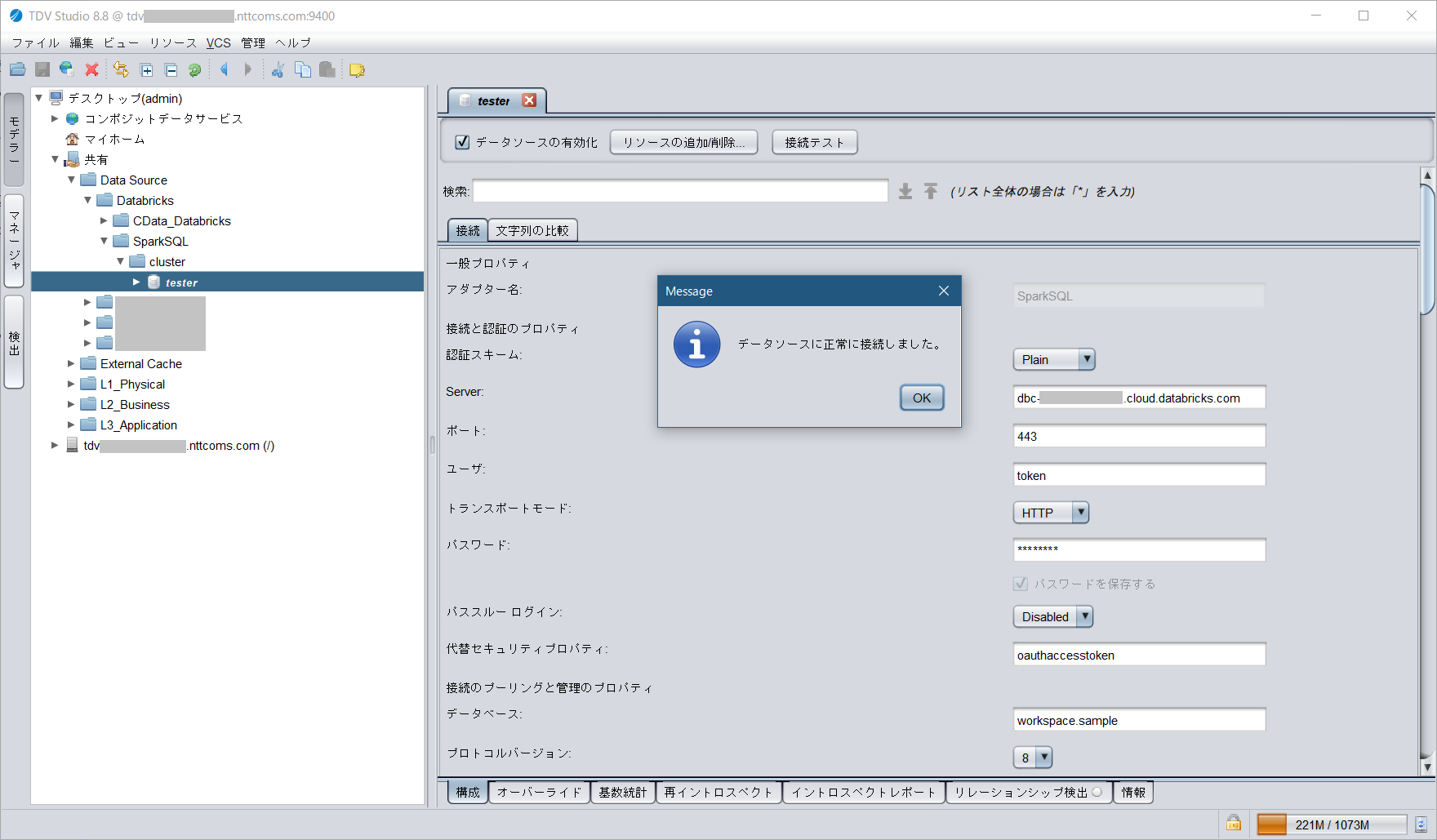 databricks_tdv_sparksql_adapter_cluster_tester_datasource_testcon.png